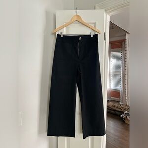 Anthropologie Maeve The Colette cropped pant - Black - size 29